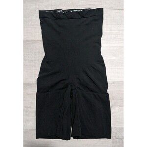 Spanx High-Waisted Power Shorts Tummy Control Black Size XL Shapewear